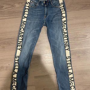 Stella McCartney Straight leg blue boyfriend jeans